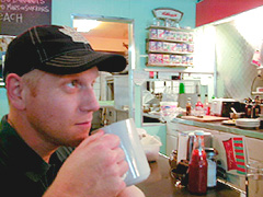 Eric at the Templeton in Vancouver, 2004.